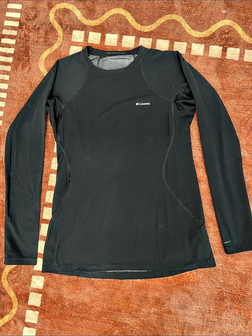 Columbia Women's Omni-Heat Midweight Baselayer Long Sleeve Crew Black